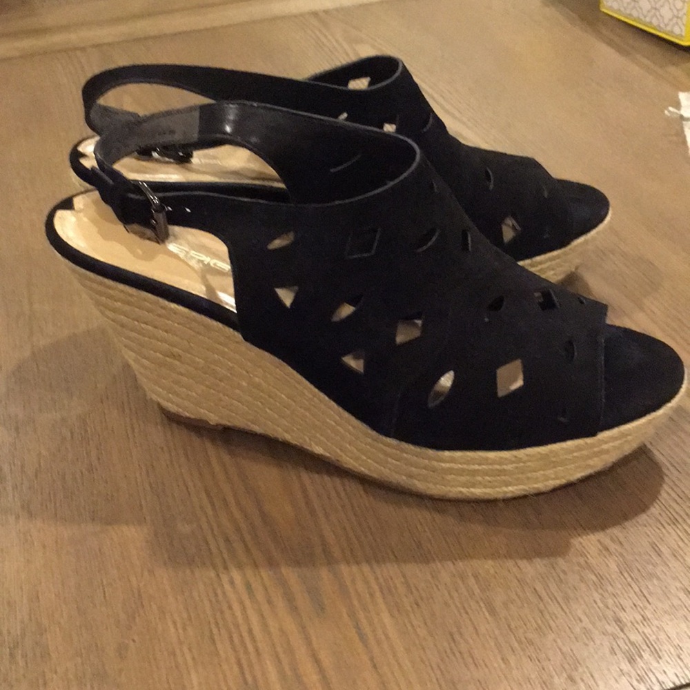 VIA SPIGA WEDGE HEEL SANDALS